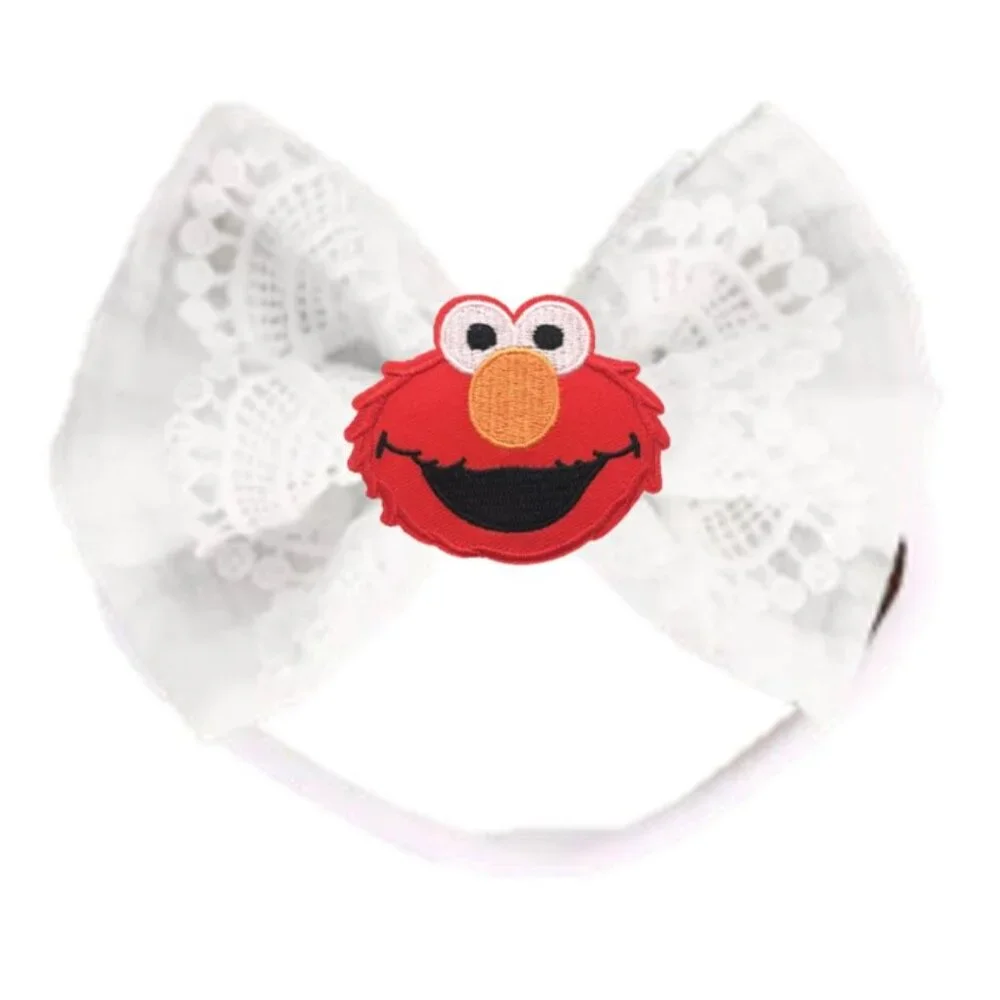 Elmo Bow Headband First Birthday Romper Dress Clothes Sesame Street outfit